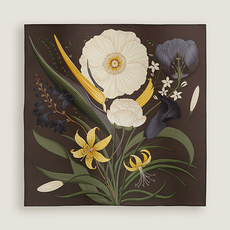 【素敵な花のデザイン☆】HERMES スカーフ カレ90 Bouquet Final Bouquet Final scarf 90 | Hermès Mainland China
